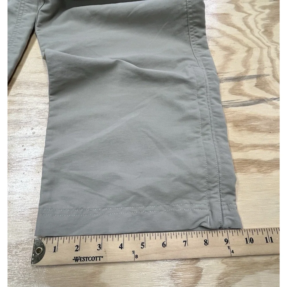 North Face Paramount Peak Convertible Hiking Pants Mens XL Beige Belted Outdoor